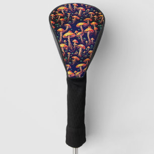 Couvre-club De Golf Motif de champignons