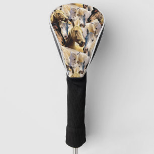 Couvre-club De Golf Motif de chevaux