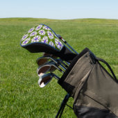 Couvre-club De Golf Motif de fleurs blanches (In Situ)