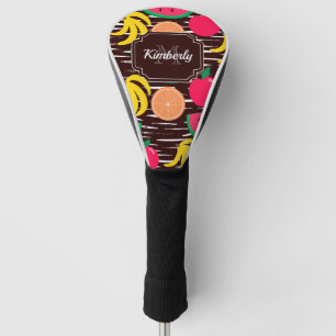 Couvre-club De Golf Motif de fruits tropicaux