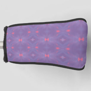 Couvre-club De Golf Motif de printemps violet et rose doux