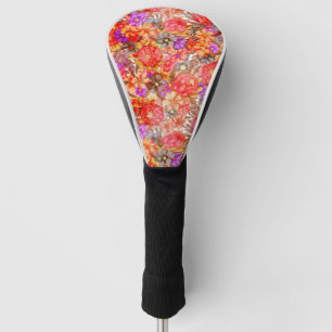 Couvre-club De Golf Motif de Protéa à l'aquarelle