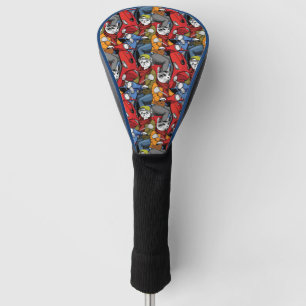 Couvre-club De Golf Motif de scooter de chats et de chiens