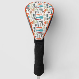 Couvre-club De Golf Motif de soins capillaires