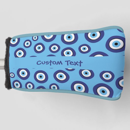 Couvre-club De Golf Motif des yeux mal grecs (Devant)