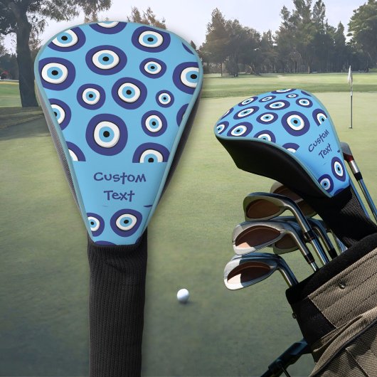 Couvre-club De Golf Motif des yeux mal grecs