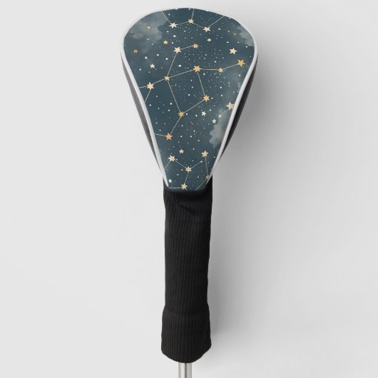 Couvre-club De Golf Motif d'étoiles de constellation céleste (4) (Devant)