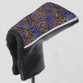 Couvre-club De Golf Motif d'impression Leopard et Zebra (Devant 3/4)