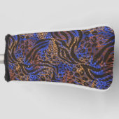 Couvre-club De Golf Motif d'impression Leopard et Zebra (Devant)