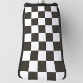 Couvre-club De Golf motif d'indicateur À damiers (Tourné à 90°)