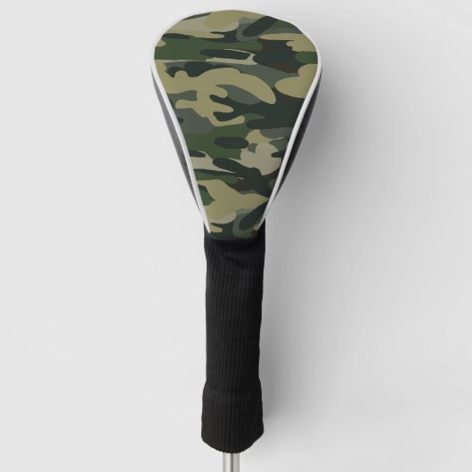 Couvre-club De Golf Motif du camouflage militaire vert (Devant)