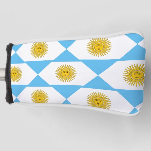 Couvre-club De Golf Motif du drapeau argentin (Devant)