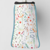 Couvre-club De Golf Motif du jardin de fleurs Pastel (Tourné à 90°)