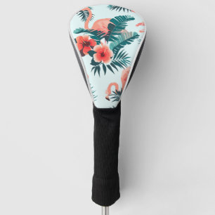 Couvre-club De Golf Motif Flamingo