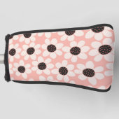 Couvre-club De Golf Motif Fleur Rose Cute (Devant)