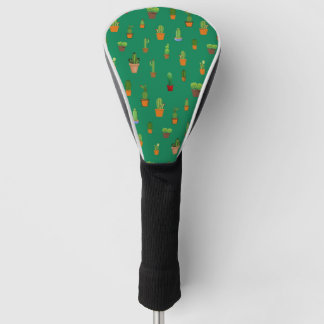 Couvre-club De Golf Motif, formes et Motifs Cactus sans faille