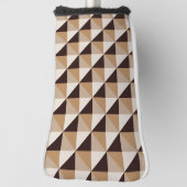 Couvre-club De Golf motif géométrique Brown (Tourné à 90°)