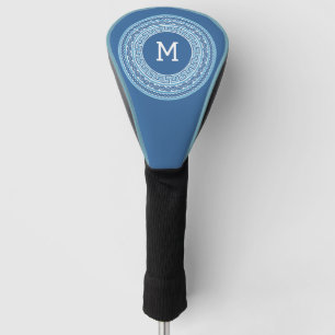 Couvre-club De Golf Motif grec Monogramme personnalisé