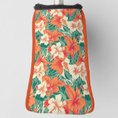 Couvre-club De Golf Motif Hawaiian Vibe esthétique Tropical Fleurs (Tourné à 90°)