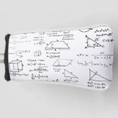 Couvre-club De Golf motif mathématique dessin de l'école de sciences g (Devant)