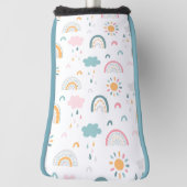 Couvre-club De Golf Motif météorologique mignon (Tourné à 90°)