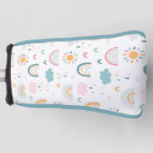 Couvre-club De Golf Motif météorologique mignon (Devant)