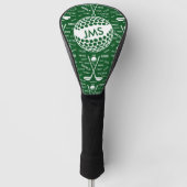 Couvre-club De Golf Motif monogramme pour Golfer (Devant)