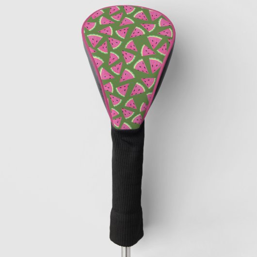 Couvre-club De Golf Motif Pastèque Tropicale (Devant)