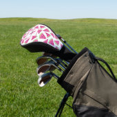 Couvre-club De Golf Motif Pastèque Tropicale Rose Monogramme (In Situ)