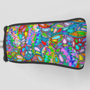 Couvre-club De Golf Motif Peint À La Main Et Numériquement Art 54