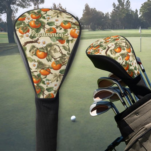 Couvre-club De Golf Motif Persimmons