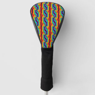 Couvre-club De Golf Motif Rainbow Fist