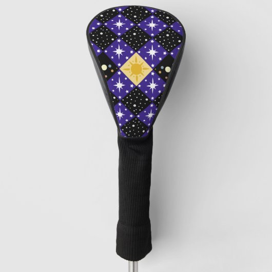 Couvre-club De Golf Motif spatial (Devant)