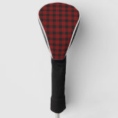 COUVRE-CLUB DE GOLF MOTIF TARTAN PLAID RED (Devant)