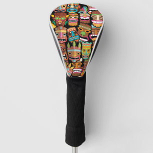 Couvre-club De Golf Motif Tiki