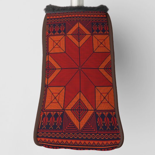 Couvre-club De Golf Motif traditionnel Palestine broderie tatreez (Tourné à 90°)