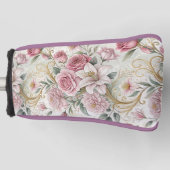 Couvre-club De Golf Motifs Mariages romantiques floraux (Devant)
