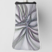 Couvre-club De Golf Motions Filigree Moderne Abstrait pivotant Fractal (Tourné à 90°)