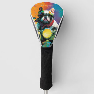 Couvre-club De Golf Moto, Moto - Anime French Bulldog 001