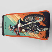 Couvre-club De Golf Motocross de nom personnalisé (Devant)