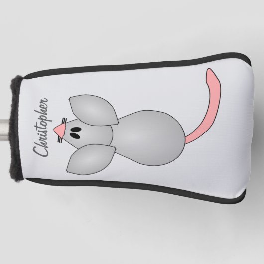 Couvre-club De Golf Mouse Design (Devant)