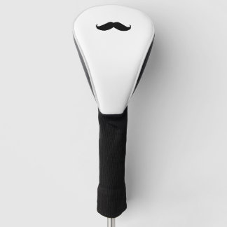 Couvre-club De Golf Moustache de hippie
