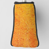 Couvre-club De Golf Mur défectueux avec texture jaune et orange (Tourné à 90°)