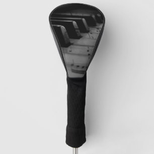 Couvre-club De Golf Music Piano Keys