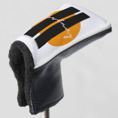 Couvre-club De Golf Mustang Orange Golf Putter Cover (Devant 3/4)