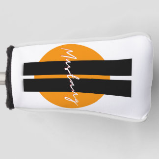 Couvre-club De Golf Mustang Orange Golf Putter Cover