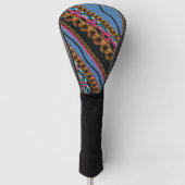 Couvre-club De Golf MVB Textile Résumé Créatif Abstrait (Devant)