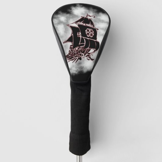 Couvre-club De Golf Navire pirate Nautique (Devant)