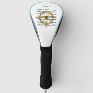 Couvre-club De Golf NAVIRES D'Aquarelle ROUE