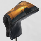 Couvre-club De Golf Navires et Sunset Tropical Seascape (Devant 3/4)